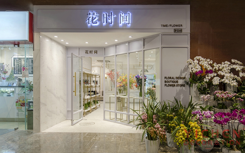 好看的花店門頭裝修效果圖