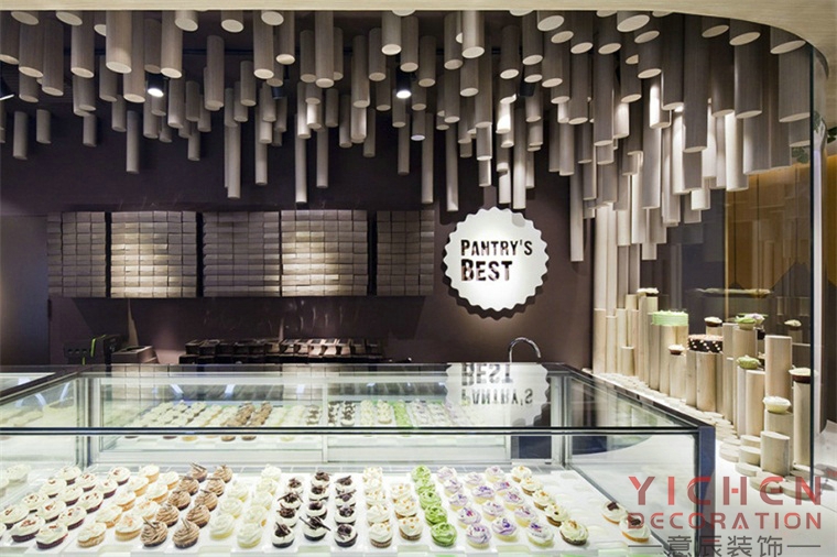 小清新蛋糕店裝修實景圖