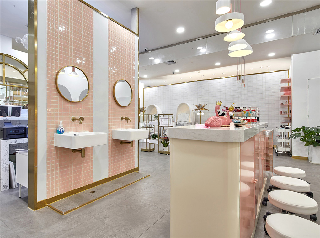 日式美容店裝修效果圖