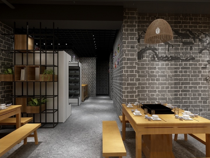 火鍋店裝修圖片