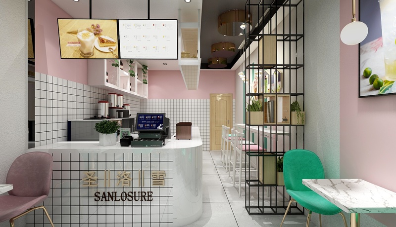 42平甜品店裝修設(shè)計