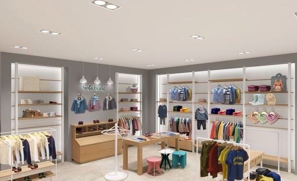 裝修兒童服裝店多少錢 長沙童裝店裝修價(jià)格