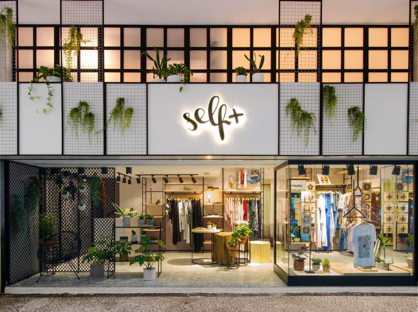 品牌服裝店門頭裝修效果圖