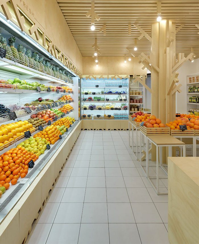 精品水果店過道裝修效果圖