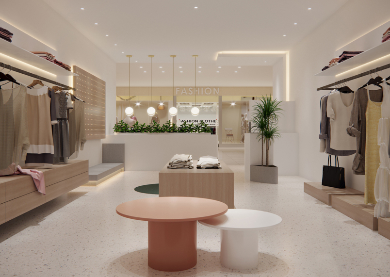 個(gè)性服裝店裝修效果圖片