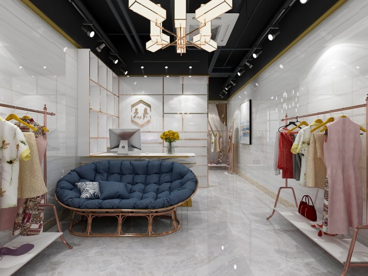 女裝服裝店收銀臺裝修