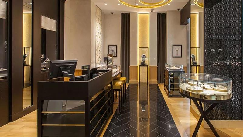 小型珠寶店裝修收銀臺(tái)效果圖