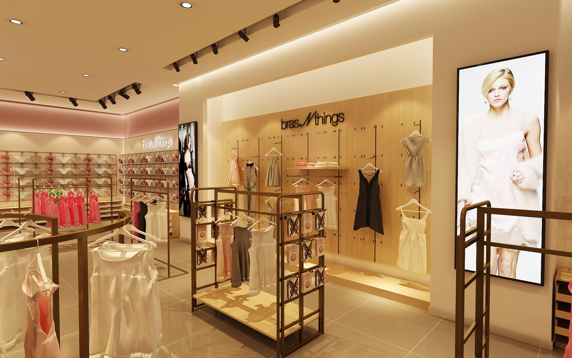Brasnthings女士內(nèi)衣店裝修圖