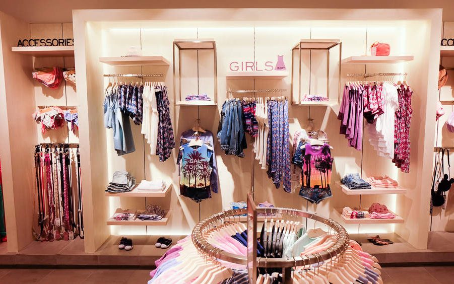 Mango兒童服裝店布局