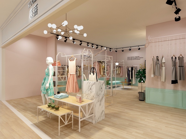 178平女裝店裝修設(shè)計