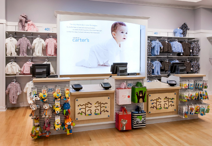 Carter's Baby兒童服裝店收銀臺設(shè)計