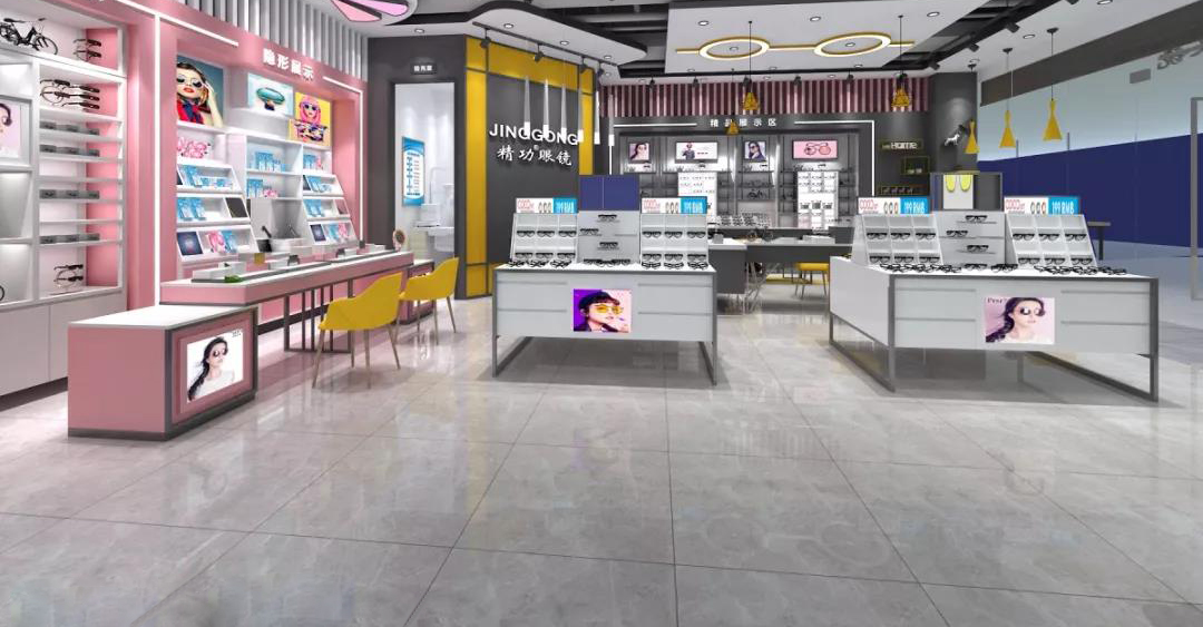 眼鏡店室內(nèi)裝修