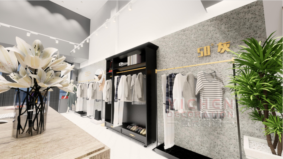 女裝展示區(qū)效果圖