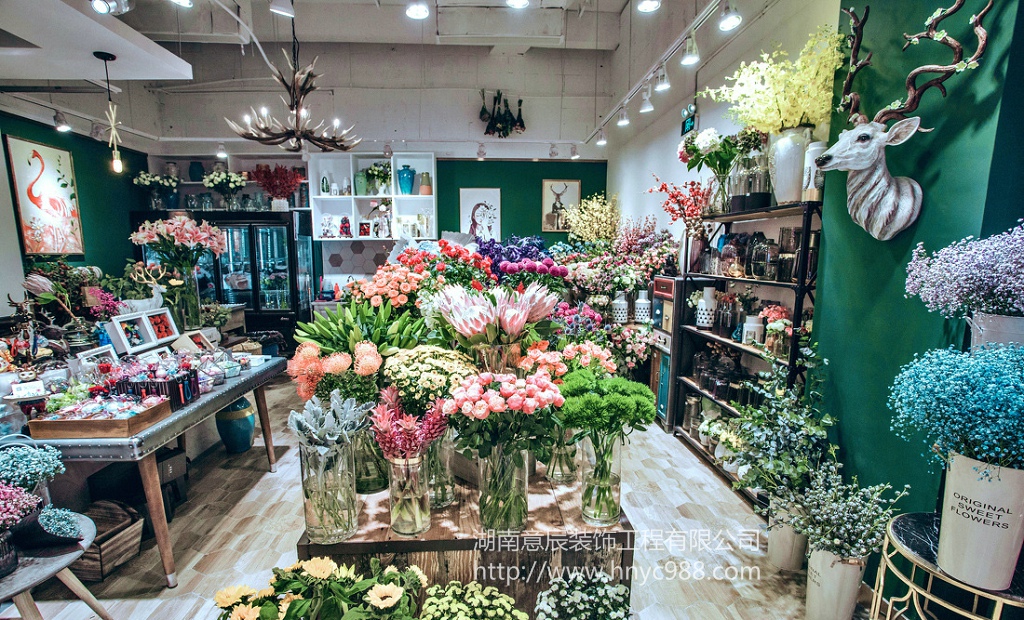 長沙花店裝修設(shè)計