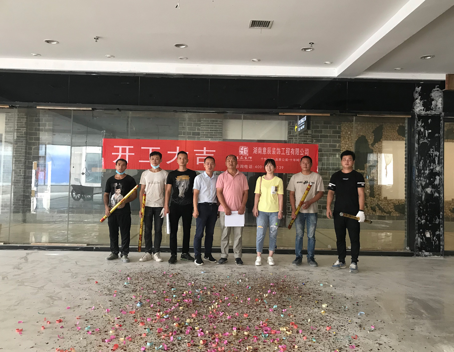 陶瓷展廳裝修開(kāi)工大吉