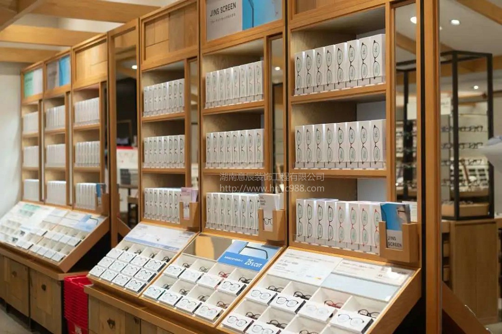 眼鏡店木質(zhì)展示柜