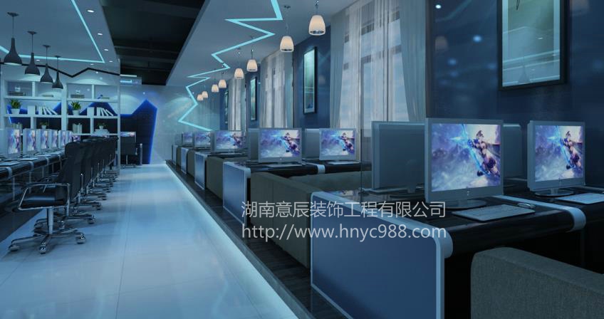 長沙網咖裝修設計中五個要點，學習一下！
