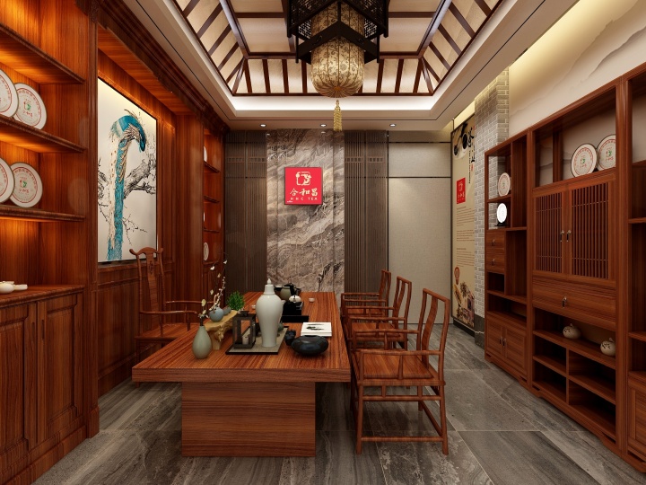 茶葉店裝修效果圖