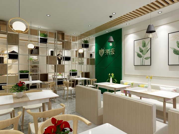 日式奶茶店內(nèi)設(shè)計(jì)