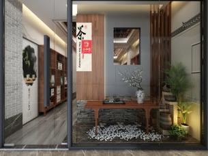 混搭茶葉店裝修效果圖
