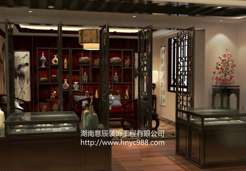 長沙古玩店鋪裝修
