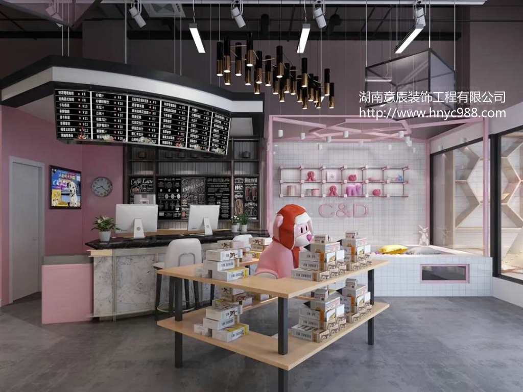 長沙店面裝修中寵物店墻面裝修非常重要！