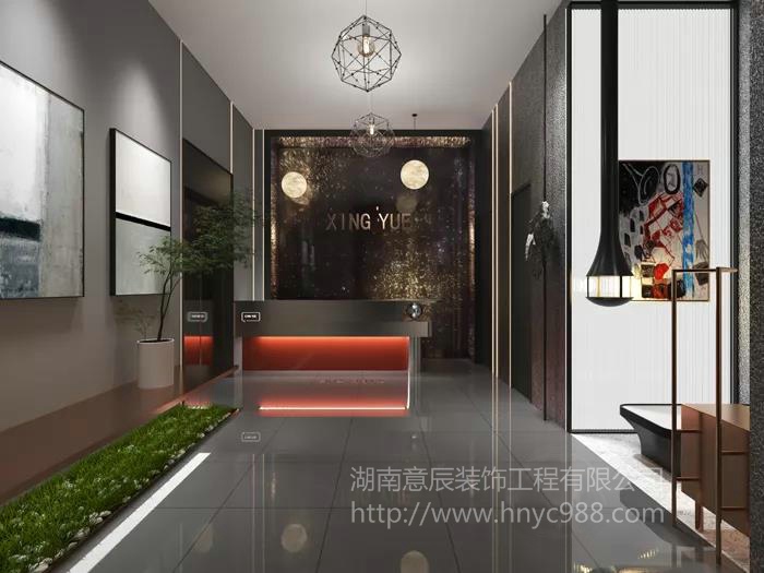 電競酒店前臺(tái)裝修設(shè)計(jì)