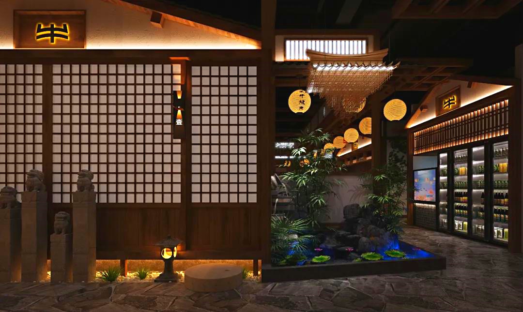 牛氣烤肉店室內(nèi)裝修設計