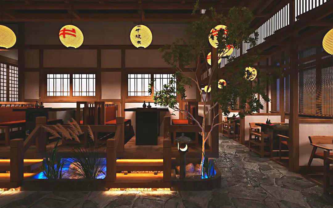 牛氣烤肉店用餐區(qū)裝修設計