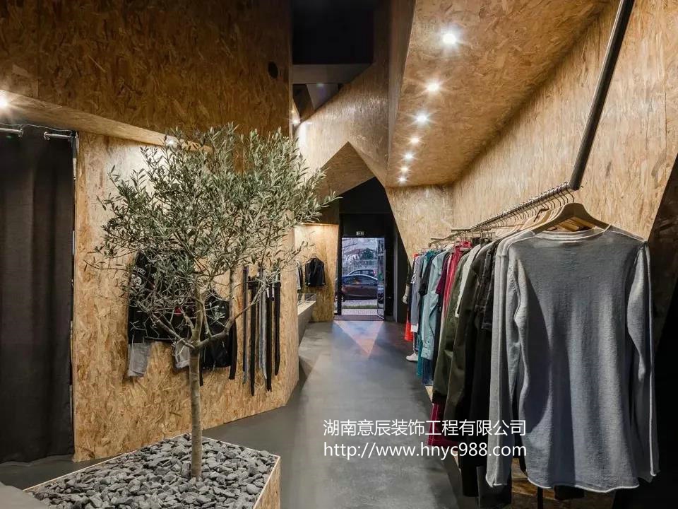 “建筑裝置”式男裝店裝修