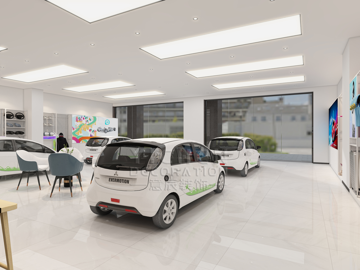 奇瑞新能源汽車展廳裝修設(shè)計