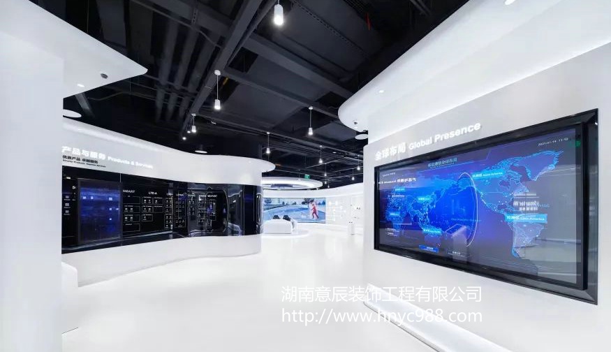 長(zhǎng)沙科技展廳設(shè)計(jì)裝修，創(chuàng)造未來(lái)簡(jiǎn)約時(shí)尚！