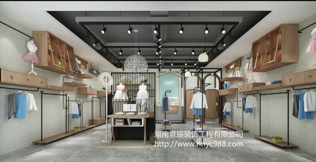 長沙童裝店裝修