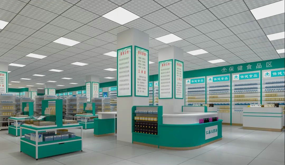 長沙店面裝修中好的藥店設(shè)計能讓銷量翻倍！