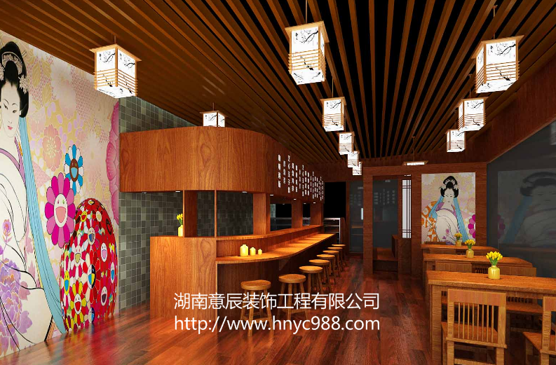 長沙壽司店裝修設計