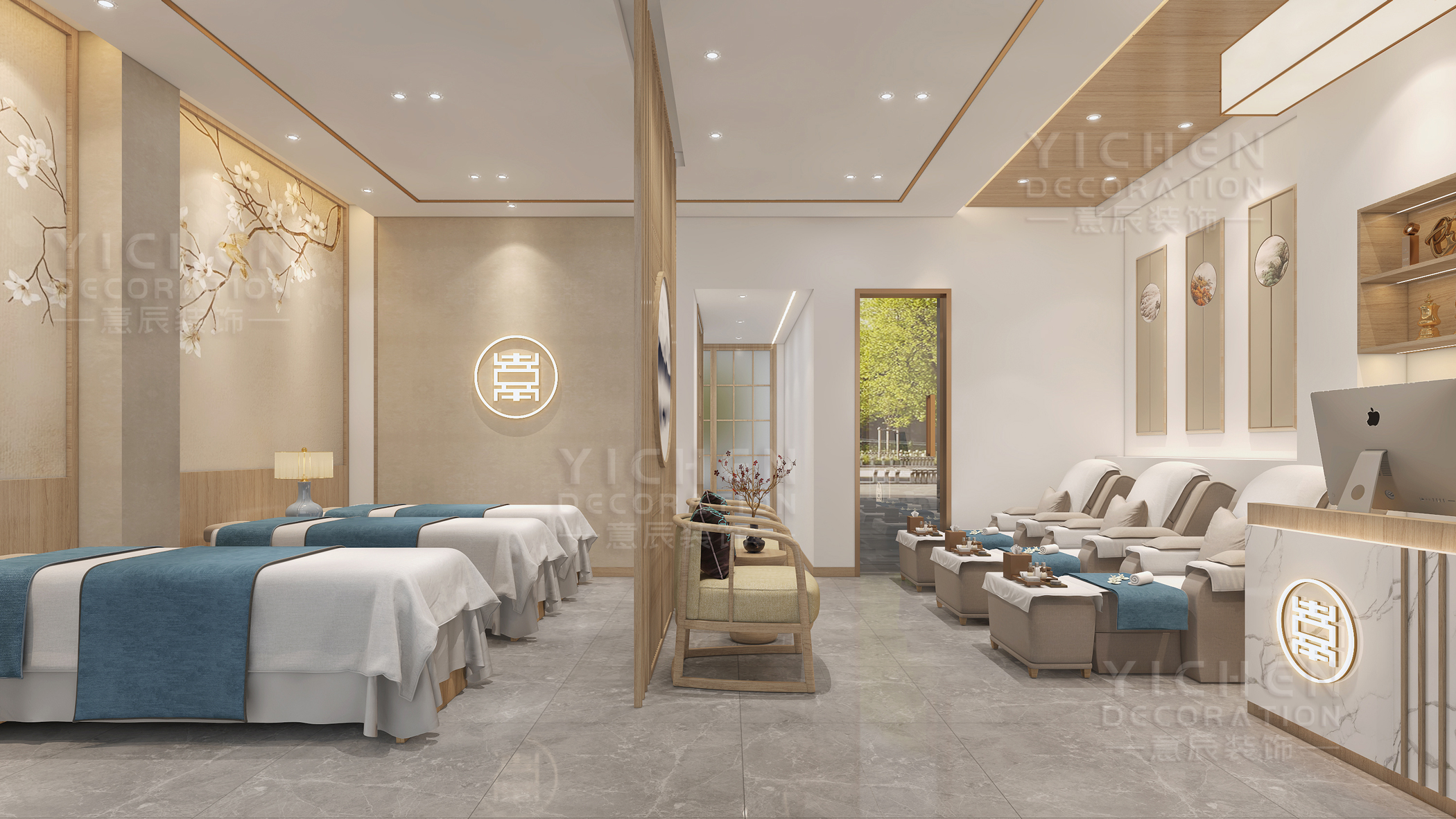新中式采耳修腳店設(shè)計