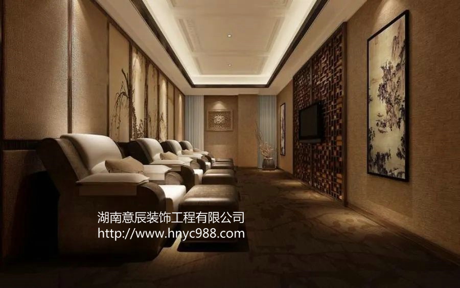 長沙足浴按摩店裝修