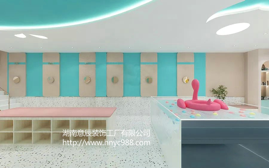 長沙游泳館裝修設(shè)計(jì),打造特色嬰幼兒游泳館！