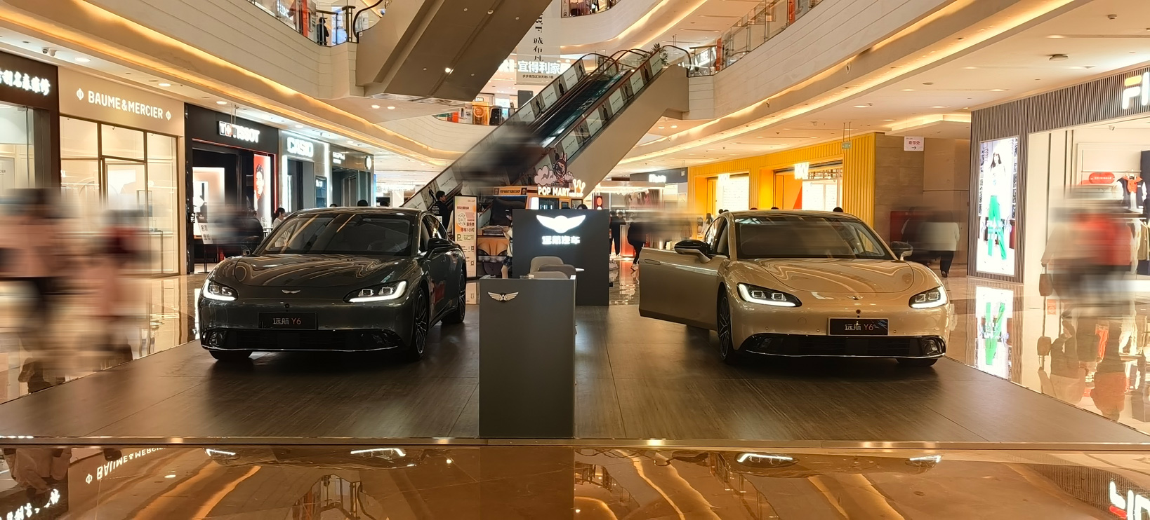 【驗收完成】梅溪湖商場汽車展廳裝修竣工完成