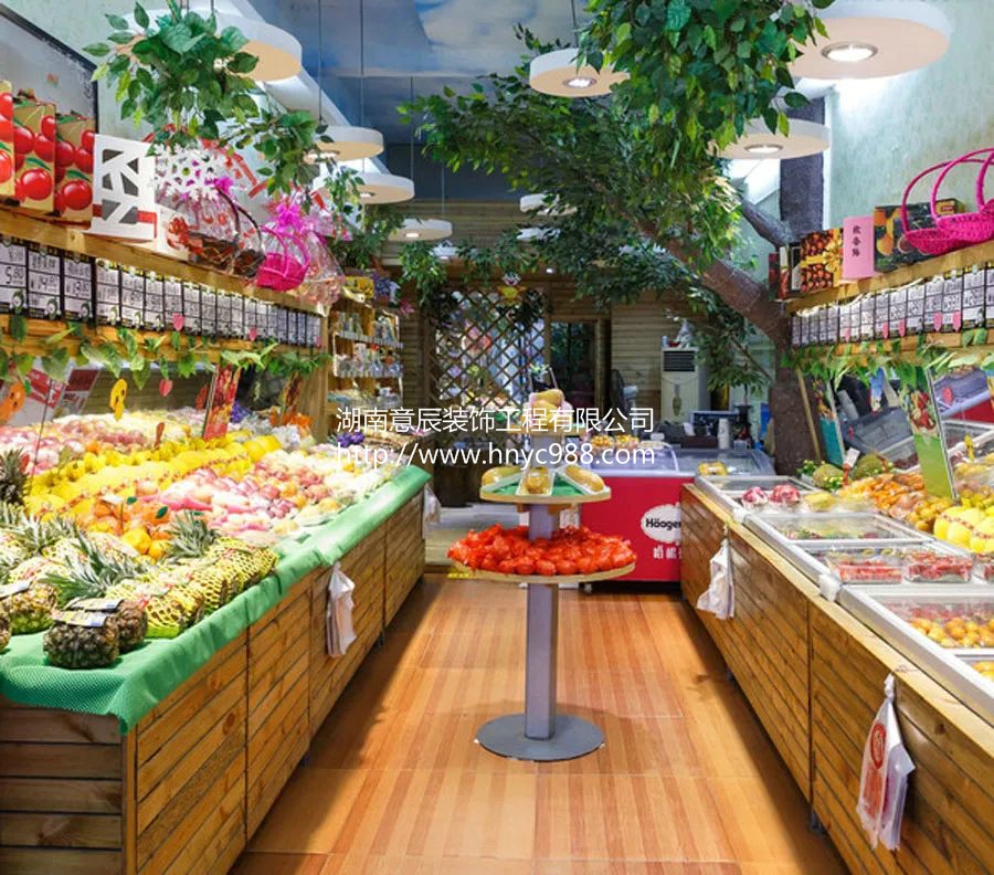 長沙水果店裝修