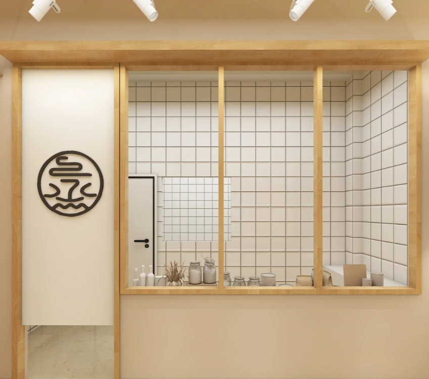 暖色原木色小吃店裝修設(shè)計