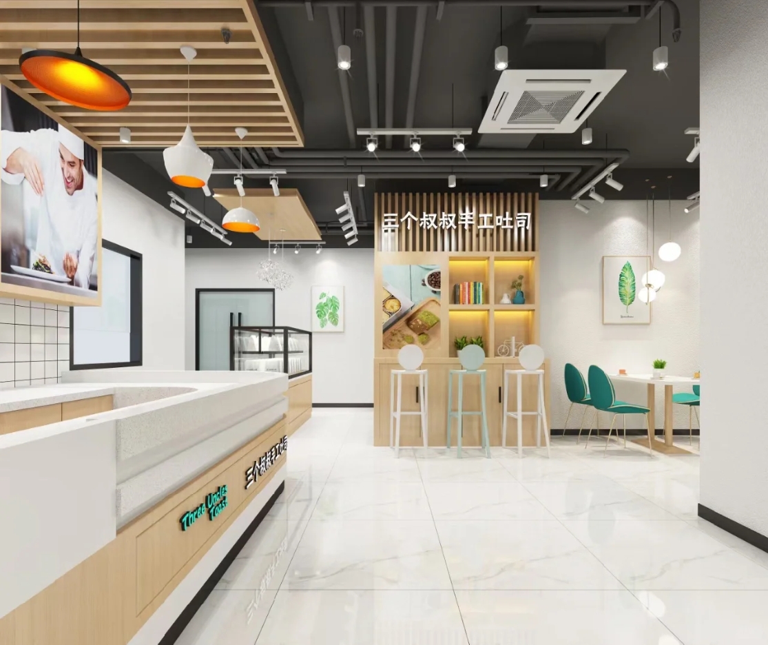 手工吐司面包店鋪裝修設(shè)計(jì)-室內(nèi)